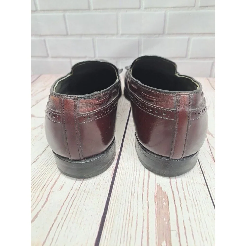 Foot Joy Classics 75713 KO Brown Tassel Loafer Dress Leather ‎ Men's Size 11 C